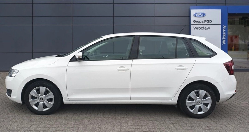 Skoda RAPID cena 38000 przebieg: 79998, rok produkcji 2018 z Białogard małe 154